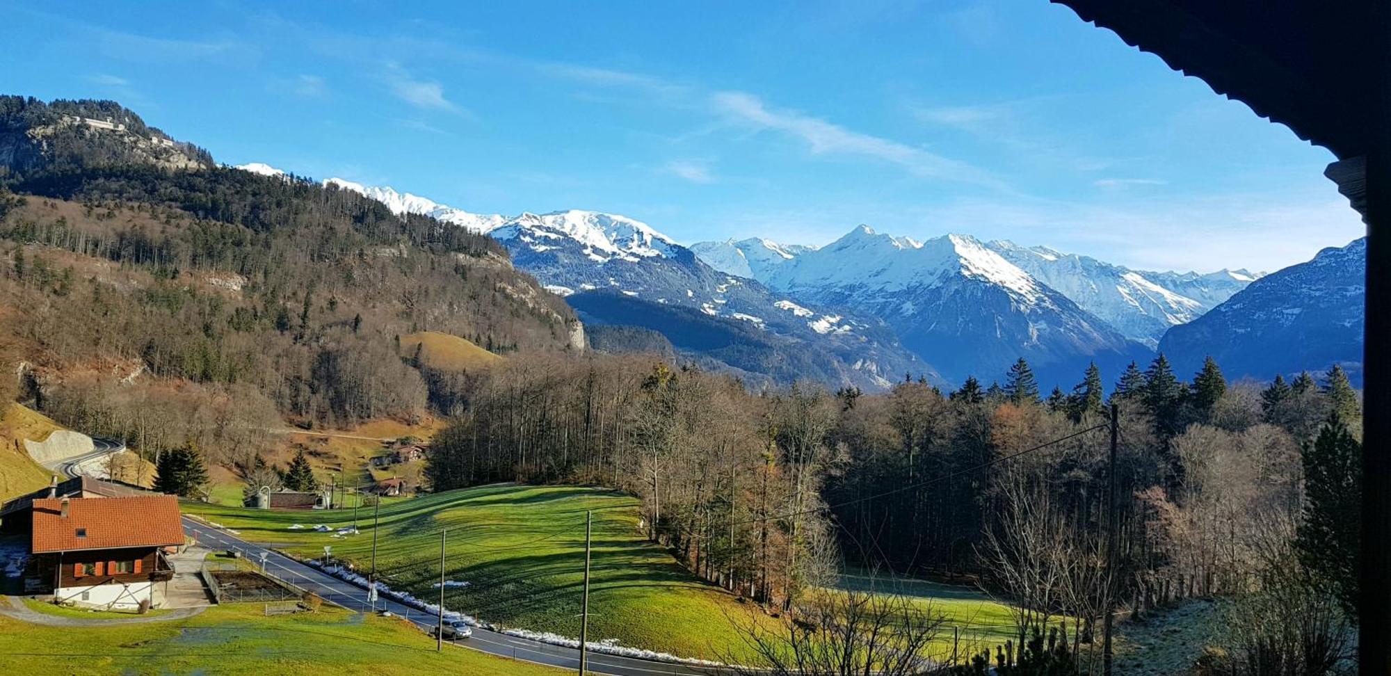 Gemuetliche Fewo Mit Sauna Inmitten Der Berge Meiringen Dış mekan fotoğraf